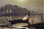 Painting: 'The Lady of Shalott' by John Grimshaw