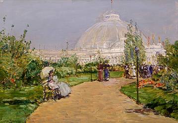 'World's Fair' painting by Childe Hassam