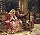 Painting: 'Tristan and Isolde' by Edmund Leighton