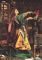 Painting: 'Morgan le Fay' by Frederick Sandys