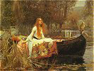Painting: 'The Lady of Shalott' by J. W. Waterhouse